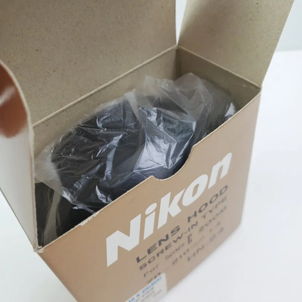 Nikon Lens Hood HN-24 Vintage Screw-In Type Series E Zoom 70-120mm f/4 Box NOS